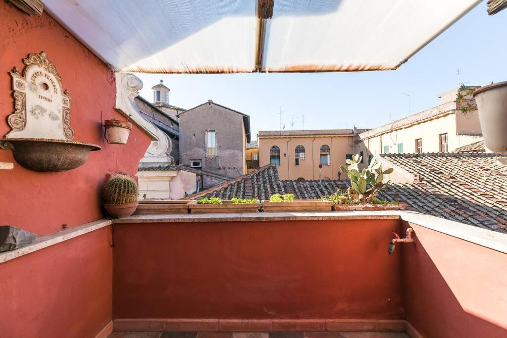 Scala Lovely Terrace Apartment Rome Bagian luar foto
