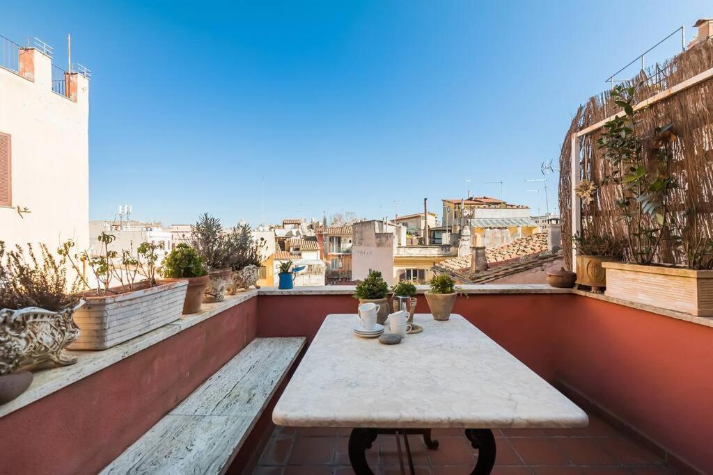 Scala Lovely Terrace Apartment Rome Bagian luar foto